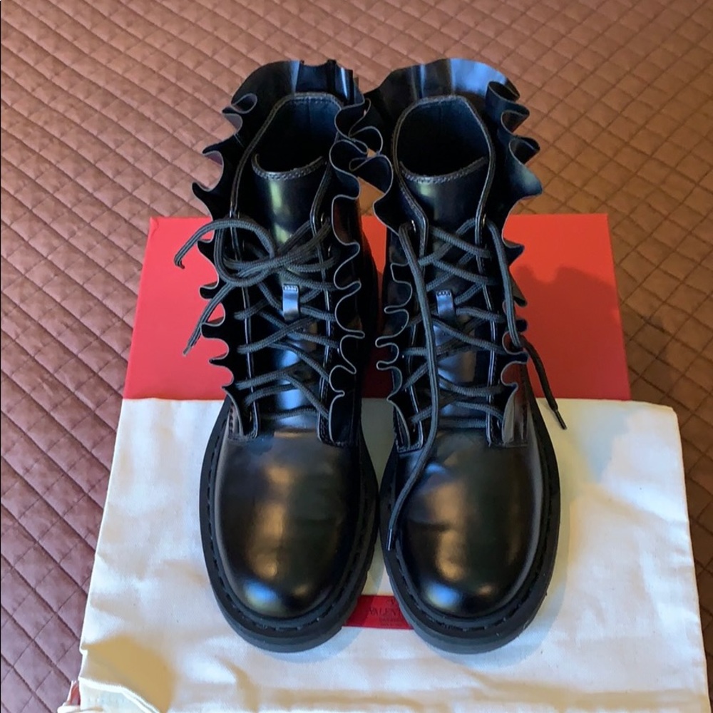 Valentino Combat Boots